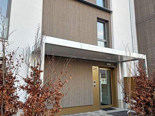 Hauseingang des Gebäudes