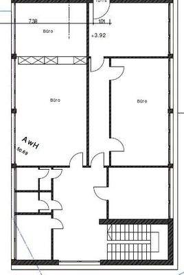 Grundriss Büro Haus 8 1 Obergeschoss