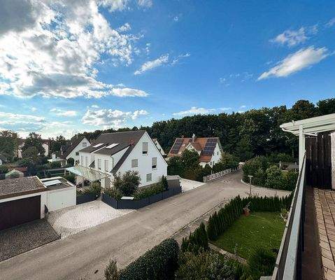 Aussicht Balkon Wohnzi. & Büro