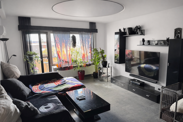 Visualisierung Wohnzimmer weiß