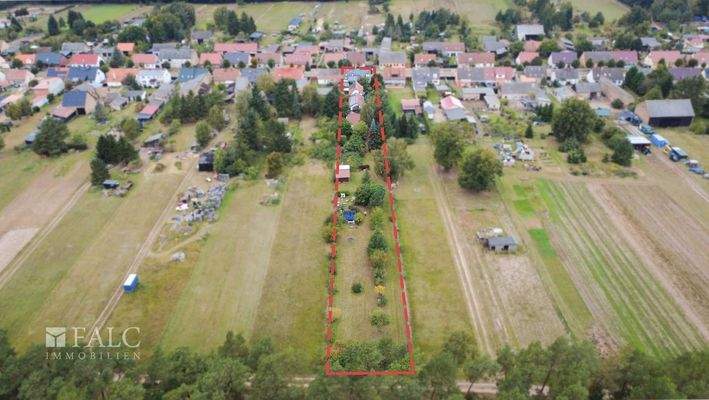 Grundstück von hinten 