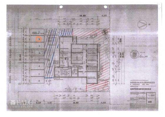 Plan Flächennutzung, Garagen +UG 