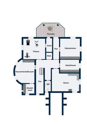Grundriss Gartengeschoss