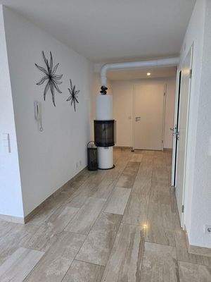 Kamin im Wohn- u. Essbereich