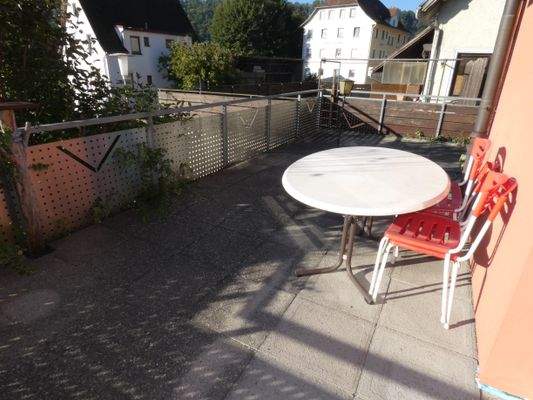 große Sonnenterrasse