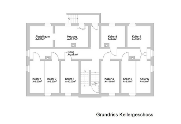 Grundriss Kellergeschoss