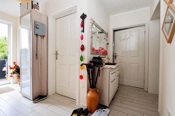 in den zentralen Flurbereich