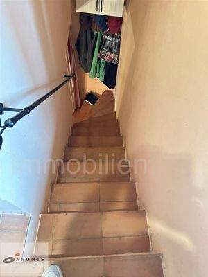 Treppe zum Obergeschoss