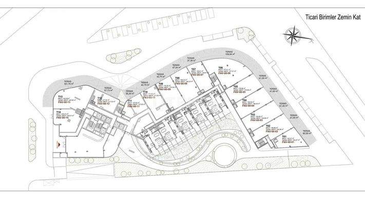 Commercial Properties in a High-Rise Complex in Konak İzmir