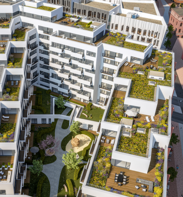 Visualisierung - Innenhof