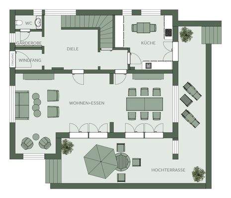 Grundriss Erdgeschoss