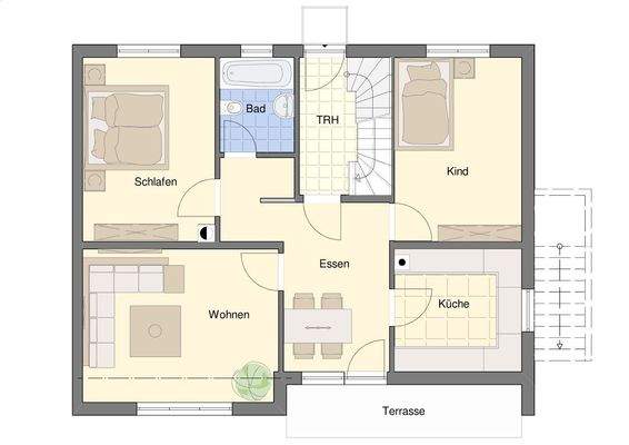 Erdgeschoss zur Orientierung