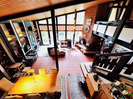 Wohn-Essbereich mit Galerie