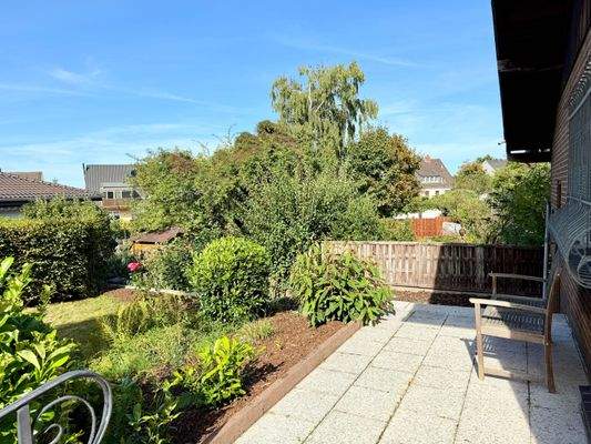 Terrasse vor dem Schlafzimmer