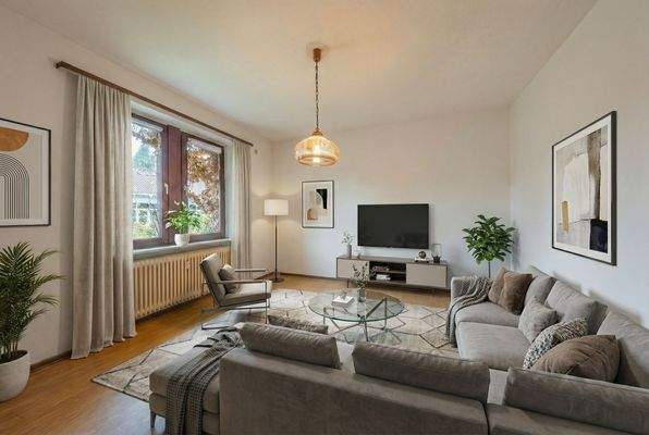 Wohnzimmer (KI-Visualisierung)