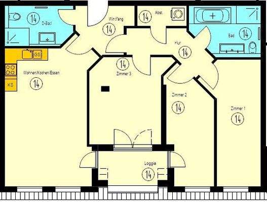 Blumenstraße 56_WE14