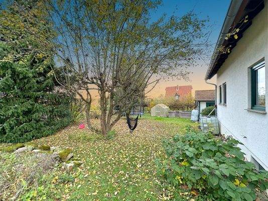 Gartenansicht der Immobilie