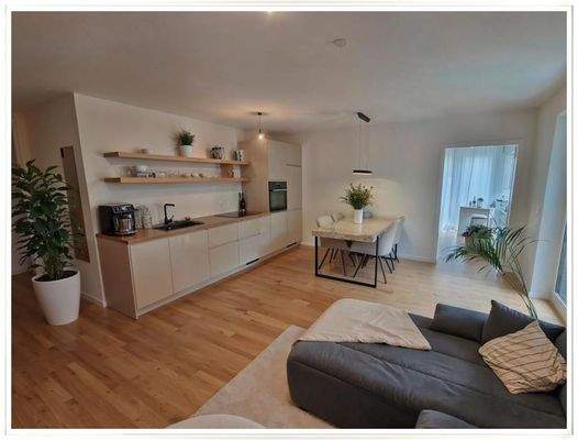 Mit flotter Küchenzeile