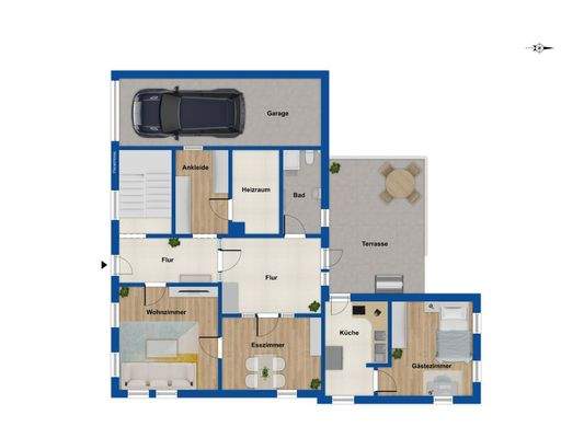 Grundriss - Erdgeschoss