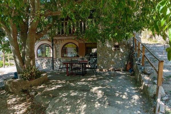 Schattiger Essbereich im Freien