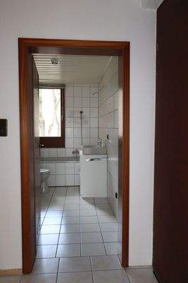 Blick ins Badezimmer