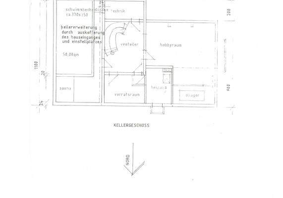 Kellergeschoss Grundriss