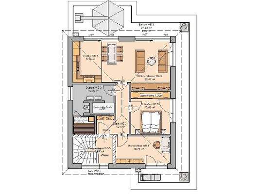 Grundriss Dachgeschoss