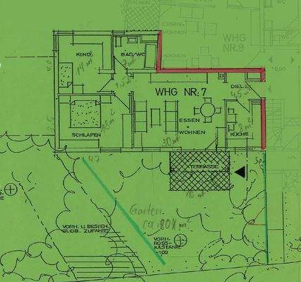 Wohnungsgrundriss