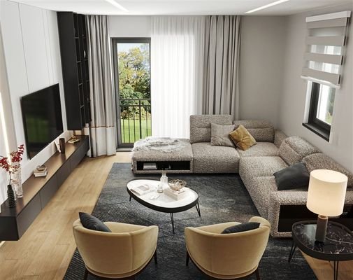 Visualisierung Wohnzimmer