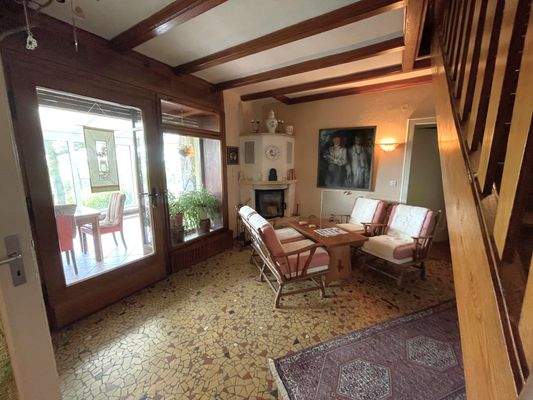 Kamin-Lounge, Wintergarten