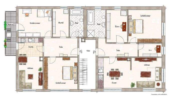 Grundriss Obergeschoss