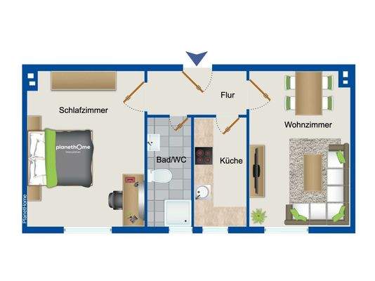 Grundriss 1. Obergeschoss