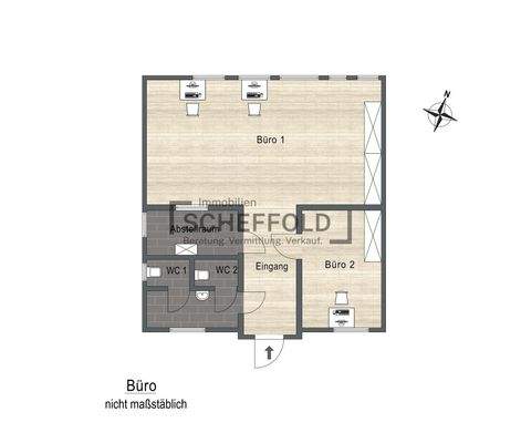 Grundriss Bürogebäude