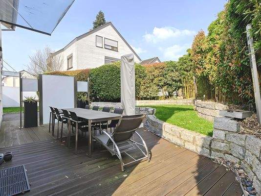 hintere Terrasse / Garten