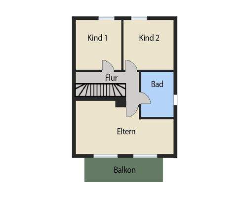 Grundriss Obergeschoss