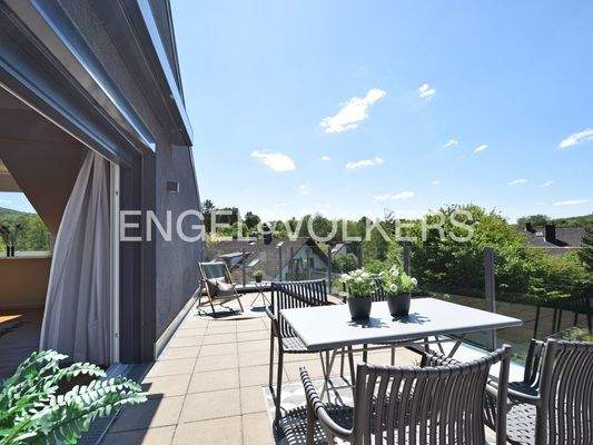 Balkon in Süd-West-Ausrichtung