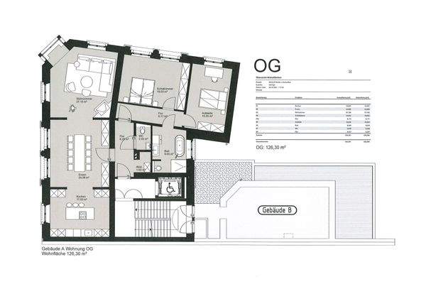 Grundriss Wohnung 1.OG