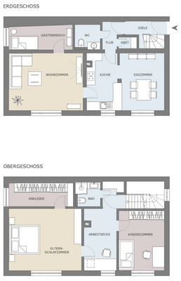 Grundriss Umbauidee Variante 2