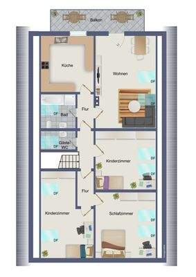 Grundriss Dachgeschoss