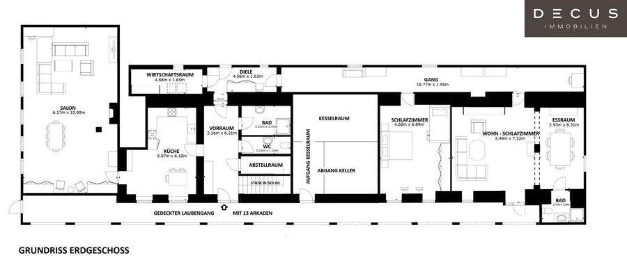 Grundriss Erdgeschoß