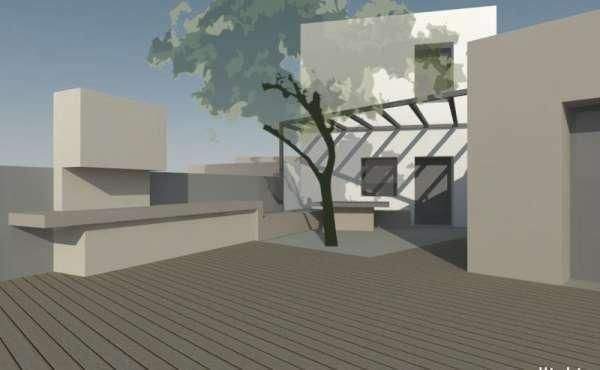 Kreta, Exantis: Unvollendetes, teilweise renoviertes Haus zum Verkauf in der Nähe von Bali