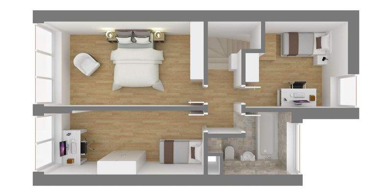 Grundriss Obergeschoss