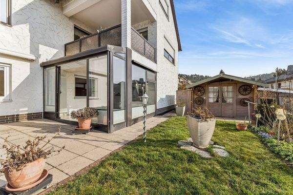 Wintergarten und Terrasse