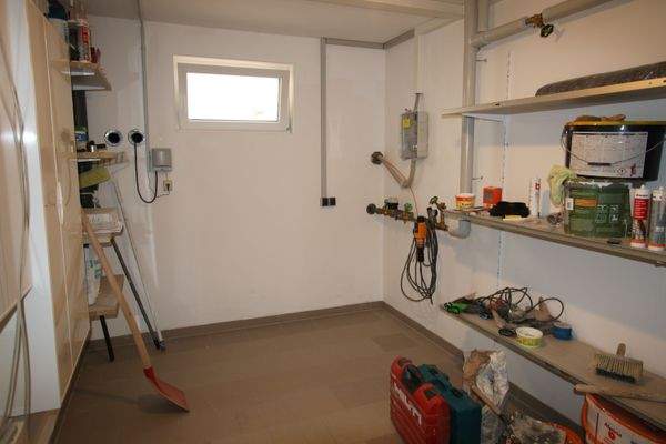 Haustechnik und Lagerkeller