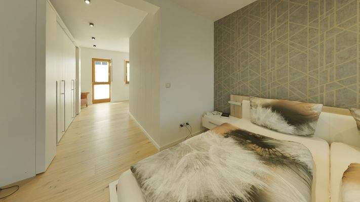 Schlafzimmer/Ankleidebereich OG