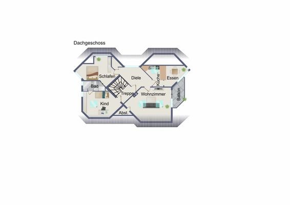 Grundriss Dachgeschoss