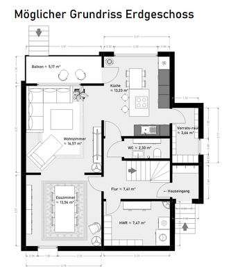 möglicher Grundriss EG