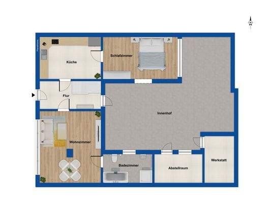 Grundriss Erdgeschoss