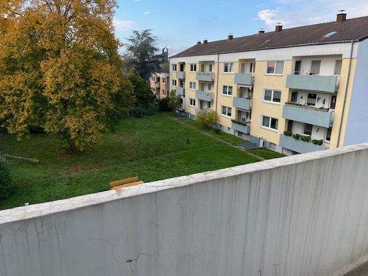 Blick vom Balkon der Wohnung