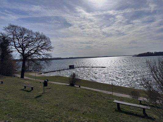 Badestelle in ca. 200 m Entfernung